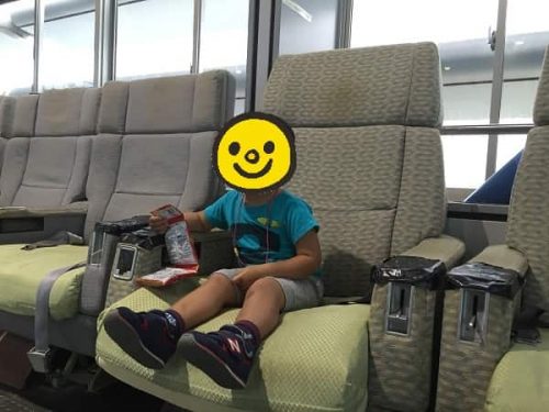 政府専用機の座席体験