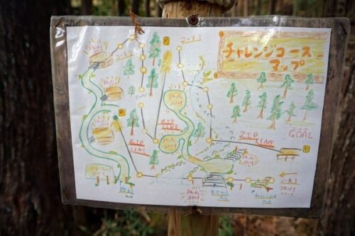 チャレンジコースのマップ