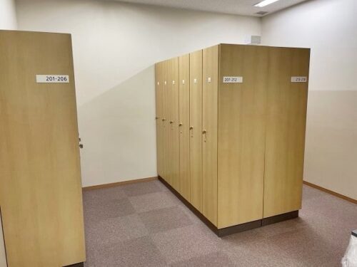 新神戸ドック検診クリニックのロッカー