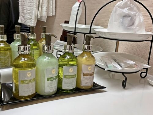 静花扇で宿泊したアメニティ