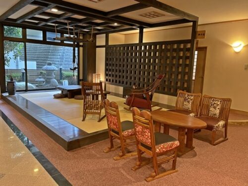 静花扇の湯上りスペース