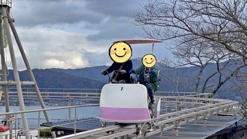 サイクルカーに乗車